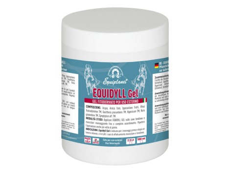 Equidyll Gel 500ml - προτείνεται για μασάζ πριν και μετά από έντονη άσκηση και σε όλες τις περιπτώσεις μυϊκής κόπωσης